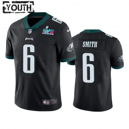 Lasten Philadelphia Eagles NFL Pelipaita DeVonta Smith 6 Musta Super Bowl LVII Vapor Limited